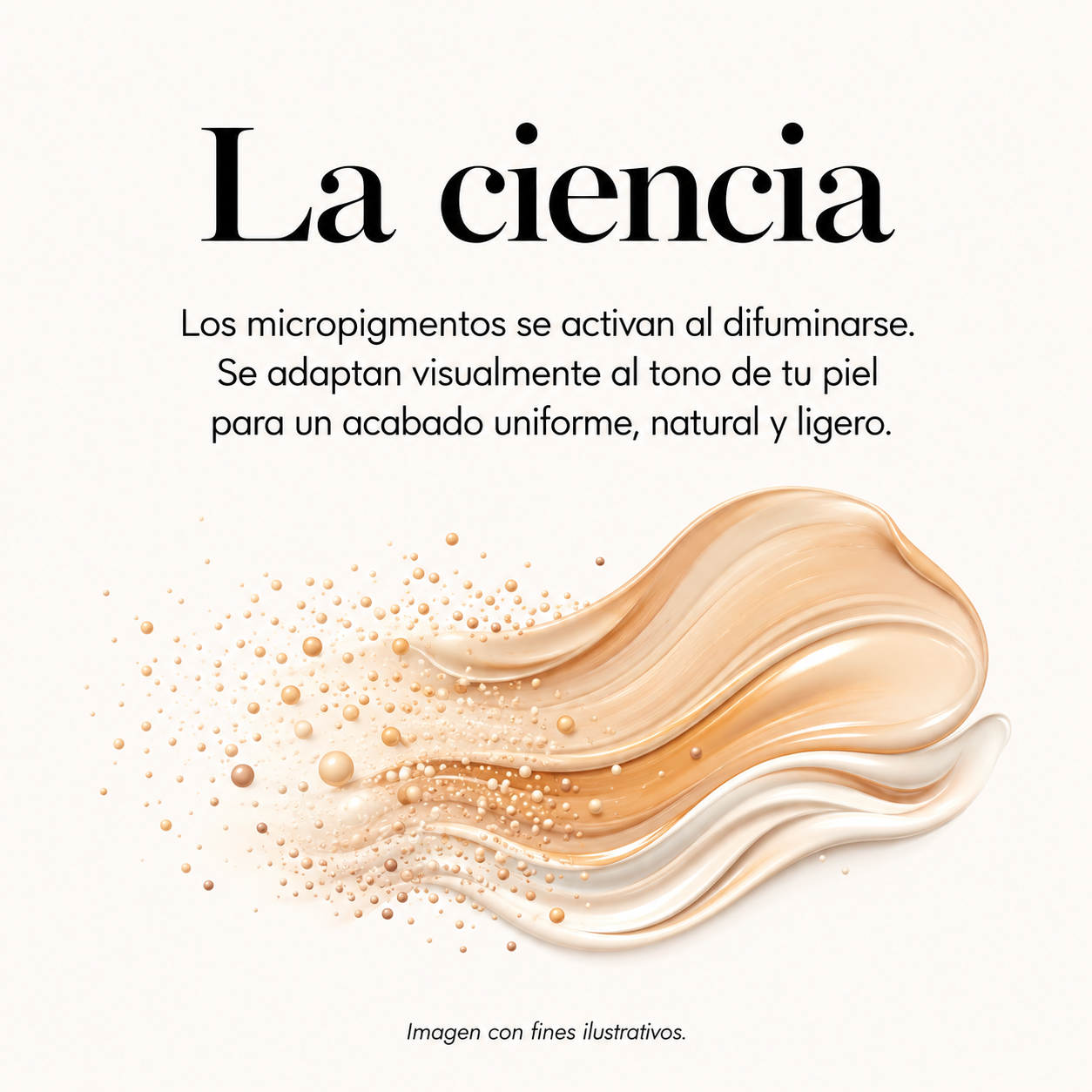La base que se adapta a tu piel. Uniforme y natural en segundos